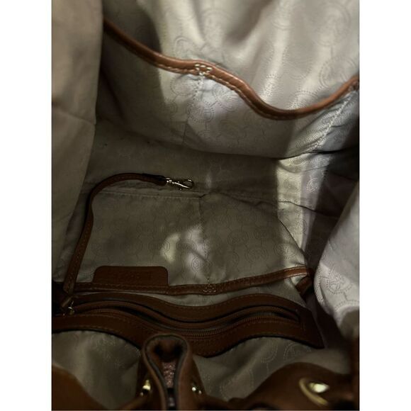 MICHAEL Michael Kors Camden Women's Brown Classic Tassel Satchel Bag - Picture 12 of 15